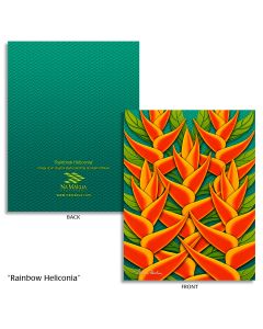 Rainbow Heliconia Note Cards